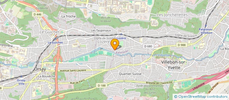 localisation de l'entreprise MADAME AIRI TAKAYAMA  PALAISEAU