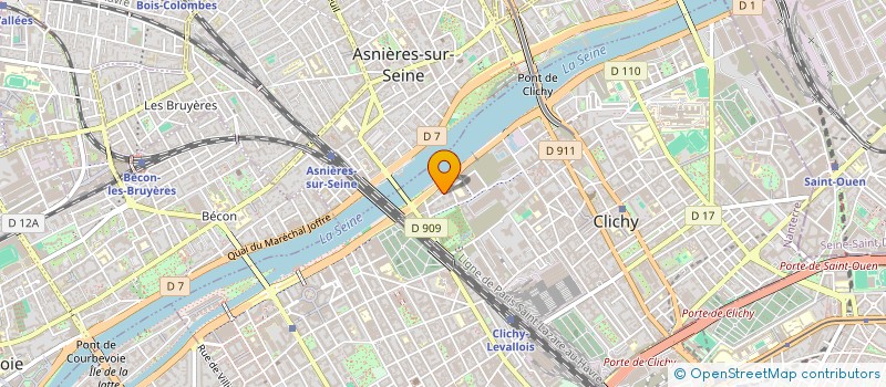 localisation de l'entreprise MADAME AISCHA NTUBE NZUBEPIE à CLICHY