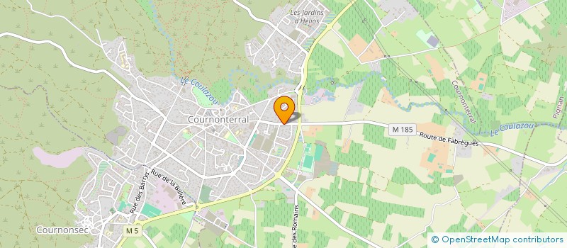 localisation de l'entreprise MADAME AISHA D'ENJOY WEINKAMMERER  COURNONTERRAL