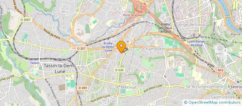 localisation de l'entreprise MADAME AISHA HOSSIN  TASSIN-LA-DEMI-LUNE