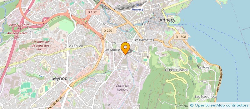 localisation de l'entreprise MADAME AISHA KHAN  ANNECY