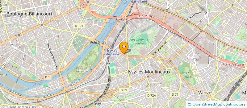 localisation de l'entreprise MADAME AISHA MANDOUR à ISSY-LES-MOULINEAUX