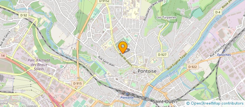 localisation de l'entreprise MADAME AISHA MOUGAMMADOU  PONTOISE