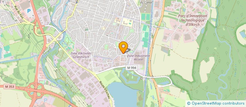 localisation de l'entreprise MADAME AISHAA WAKWELI  ILLKIRCH-GRAFFENSTADEN