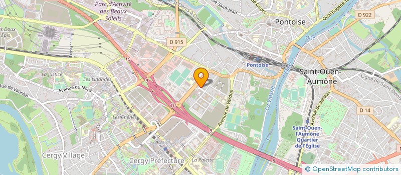 localisation de l'entreprise MADAME AISLINN MCNULTY  PONTOISE