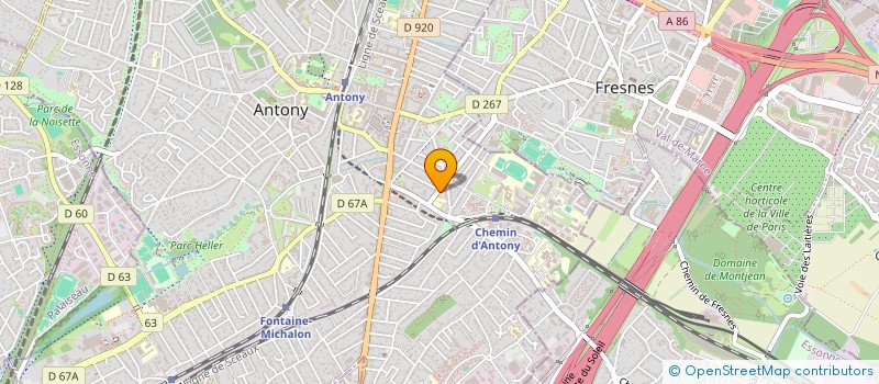 localisation de l'entreprise MADAME AISSA BENTABET à ANTONY