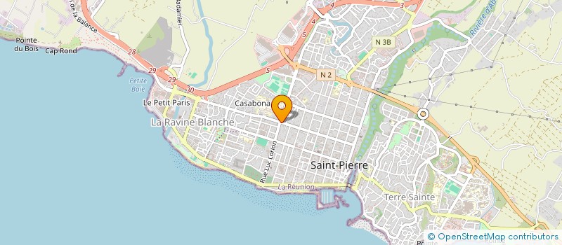 localisation de l'entreprise MADAME AISSA CADJEE à SAINT-PIERRE