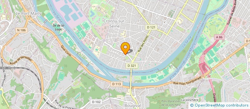 localisation de l'entreprise MADAME AISSA CHAMBI  CROISSY-SUR-SEINE