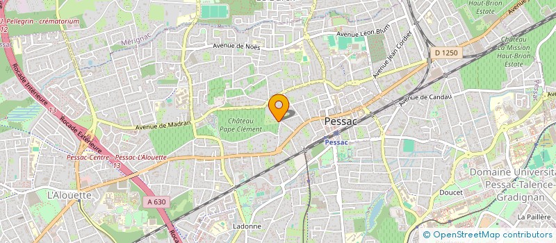 localisation de l'entreprise MADAME AISSA CISSE  PESSAC