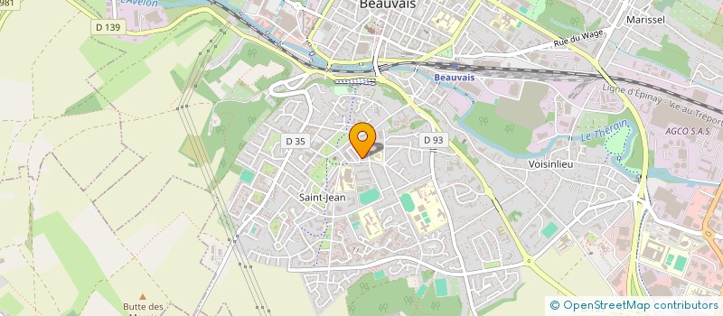 localisation de l'entreprise MADAME AISSATA ATHIE  BEAUVAIS