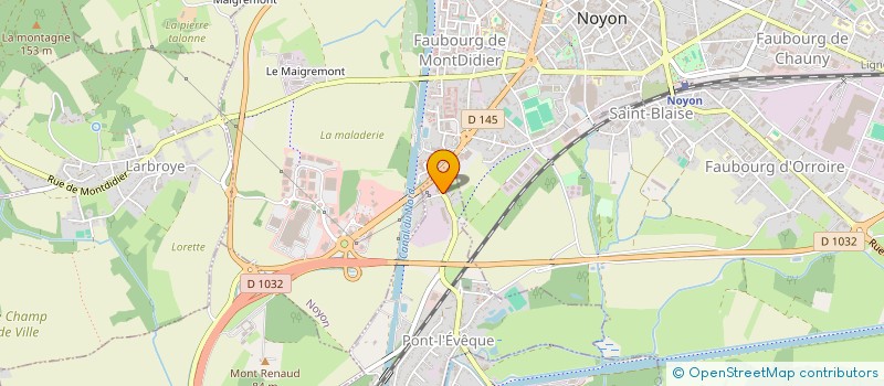 localisation de l'entreprise MADAME AISSATA BANGOURA  PONT-L'EVEQUE