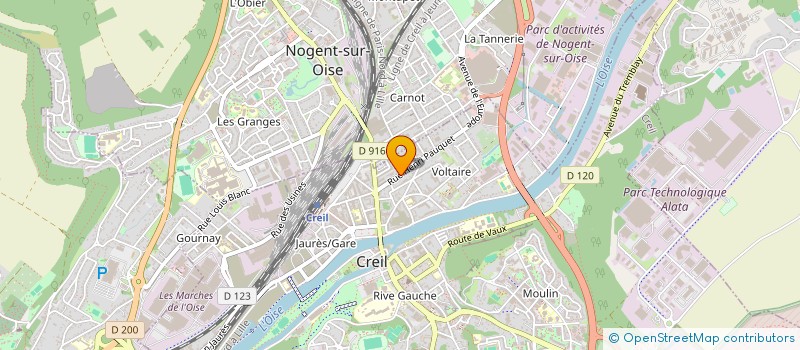 localisation de l'entreprise MADAME AISSATA BOCOUM à CREIL