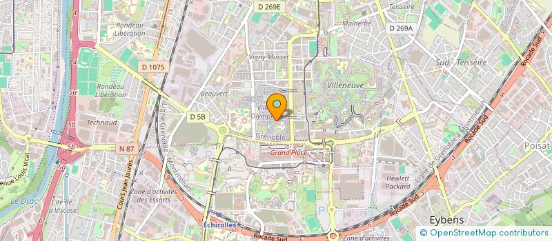 localisation de l'entreprise MADAME AISSATA CAMARA à GRENOBLE