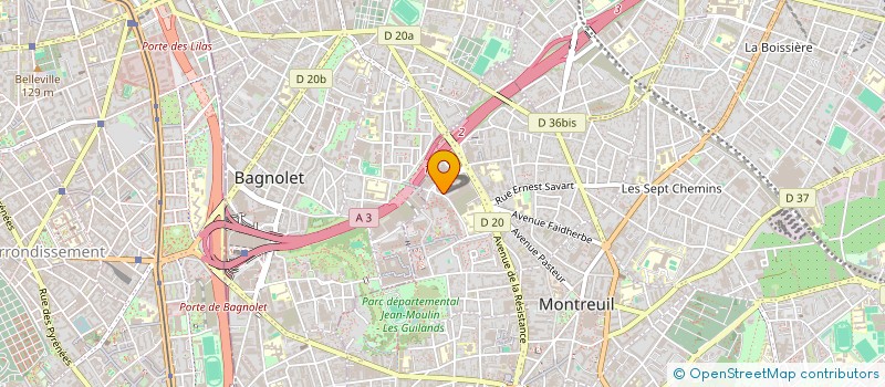 localisation de l'entreprise MADAME AISSATA CISSE à MONTREUIL