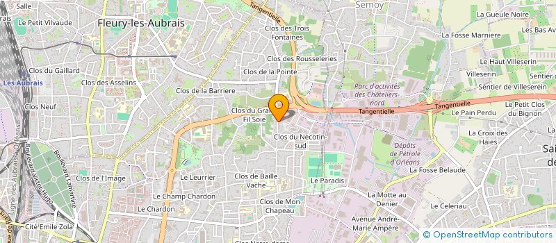 localisation de l'entreprise MADAME AISSATA CISSE à ORLEANS