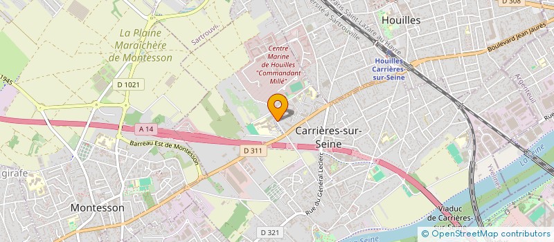 localisation de l'entreprise MADAME AISSATA CISSE  CARRIERES-SUR-SEINE