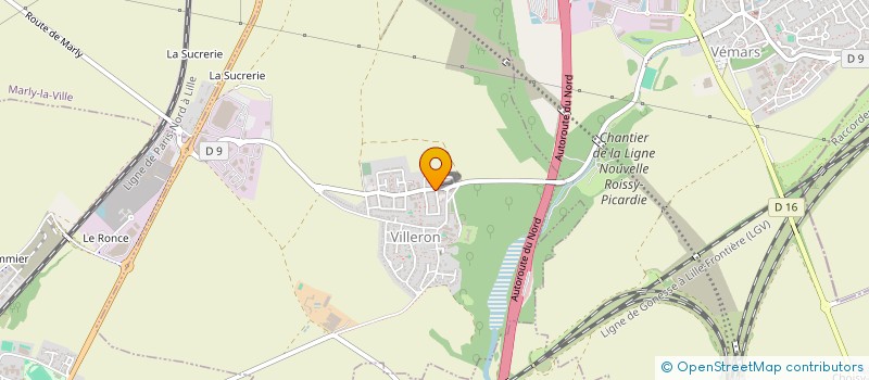 localisation de l'entreprise MADAME AISSATA DIALLO  VILLERON