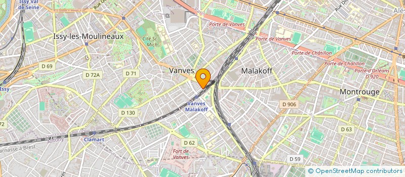 localisation de l'entreprise MADAME AISSATA KABA  VANVES
