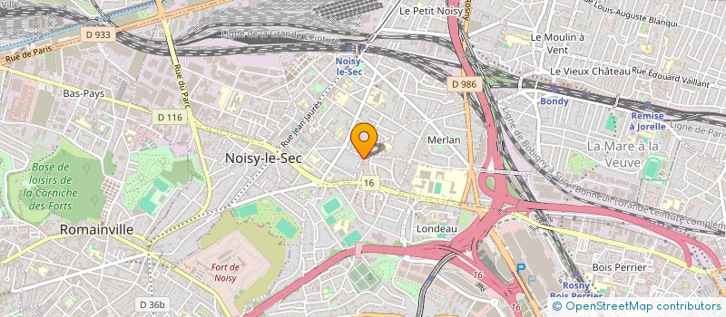 localisation de l'entreprise MADAME AISSATA KEBE  NOISY-LE-SEC