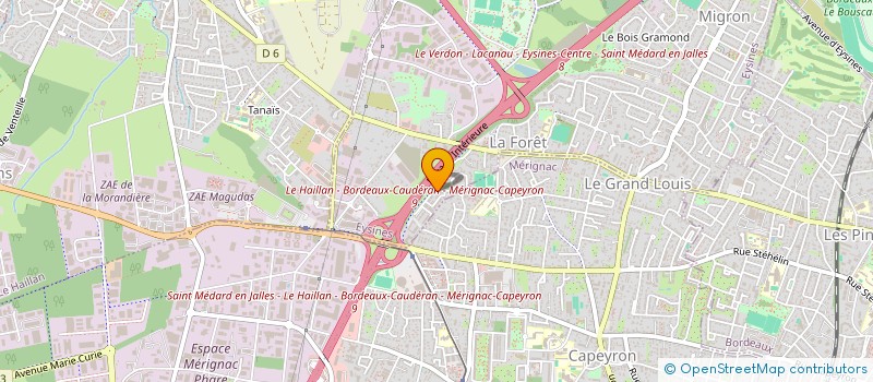 localisation de l'entreprise MADAME AISSATA KEITA  EYSINES