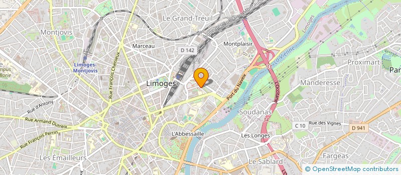 localisation de l'entreprise MADAME AISSATA N'DIAYE à LIMOGES