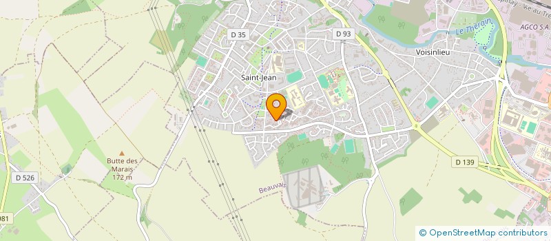 localisation de l'entreprise MADAME AISSATA SALL  BEAUVAIS