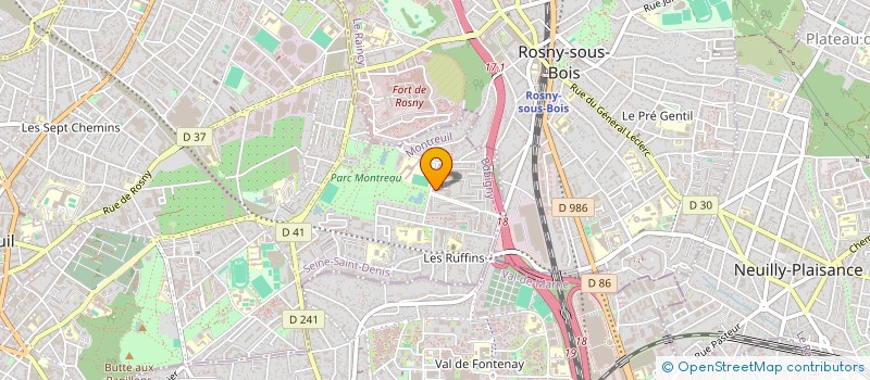 localisation de l'entreprise MADAME AISSATA TALL à MONTREUIL