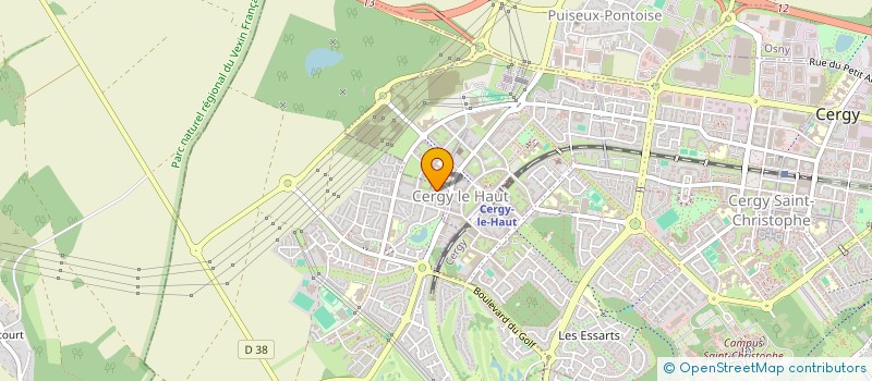 localisation de l'entreprise MADAME AISSATOU AISSATOU BAH  CERGY