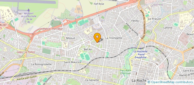 localisation de l'entreprise MADAME AISSATOU BAH  LA ROCHELLE