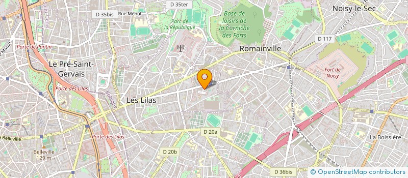 localisation de l'entreprise MADAME AISSATOU CISSE à LES LILAS
