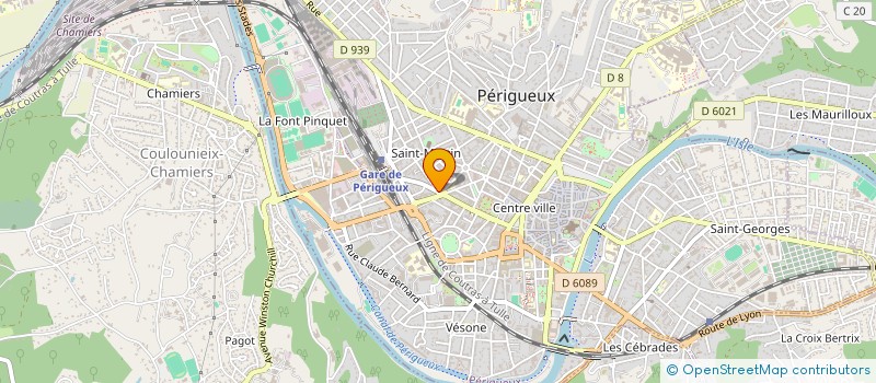 localisation de l'entreprise MADAME AISSATOU DIALLO  PERIGUEUX