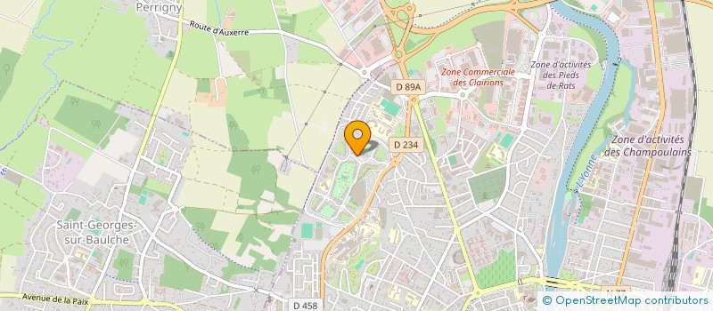 localisation de l'entreprise MADAME AISSATOU DIALLO  AUXERRE