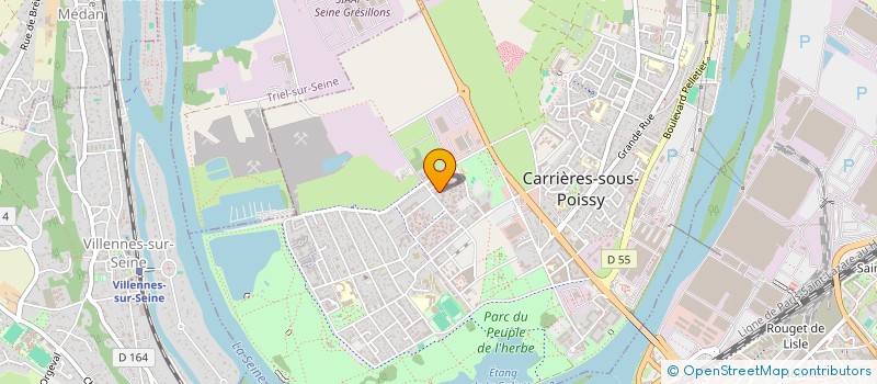 localisation de l'entreprise MADAME AISSATOU DIAW  CARRIERES-SOUS-POISSY