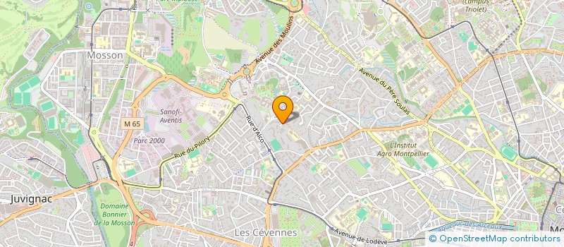 localisation de l'entreprise MADAME AISSATOU DIOP à MONTPELLIER