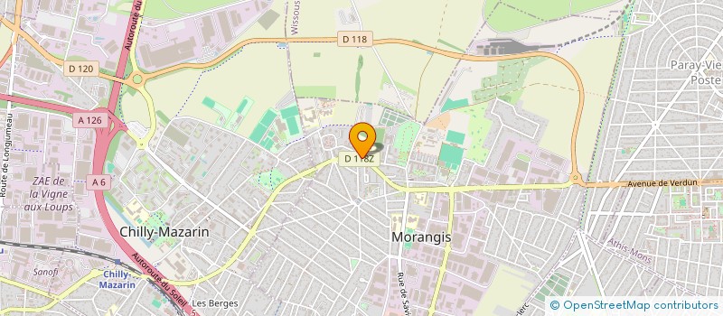 localisation de l'entreprise MADAME AISSATOU DIOUF  MORANGIS