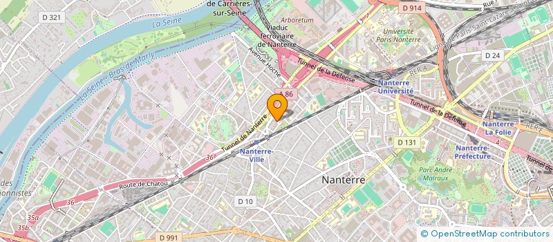 localisation de l'entreprise MADAME AISSATOU DRAME  NANTERRE