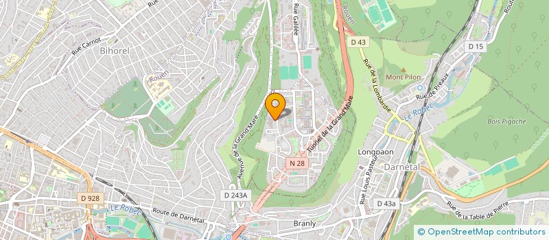 localisation de l'entreprise MADAME AISSATOU GUEYE  ROUEN