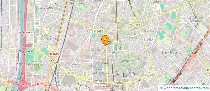 localisation de l'entreprise MADAME AISSATOU NIANG  GRENOBLE