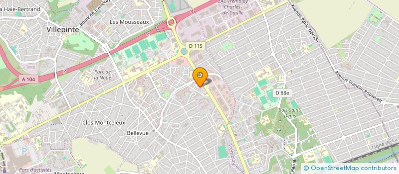 localisation de l'entreprise MADAME AISSATOU NIANG à VILLEPINTE