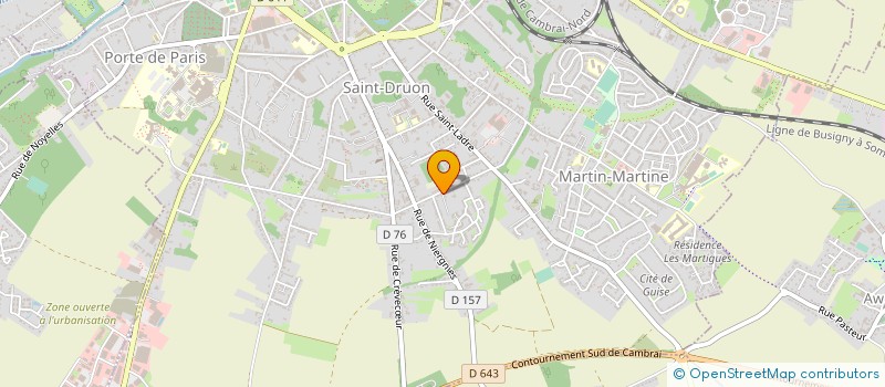 localisation de l'entreprise MADAME AISSATOU SAMAKE  CAMBRAI