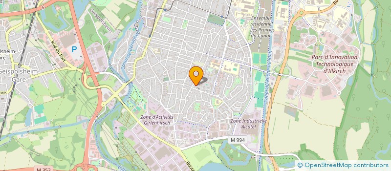 localisation de l'entreprise MADAME AISSATOU SANE  ILLKIRCH GRAFFENSTADEN