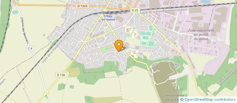 localisation de l'entreprise MADAME AISSATOU SECK  CREPY-EN-VALOIS