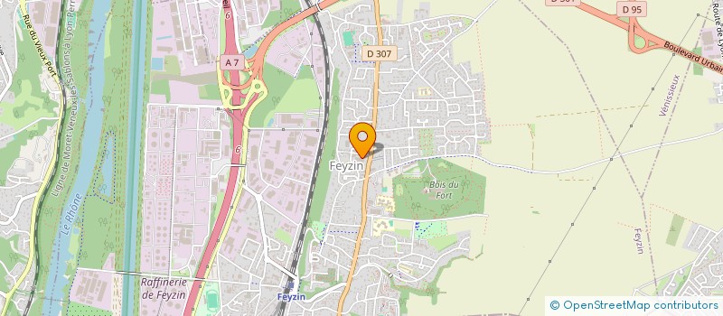 localisation de l'entreprise MADAME AISSATOU SECK  FEYZIN