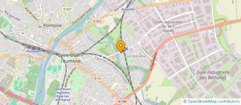 localisation de l'entreprise MADAME AISSATOU TAGUE à SAINT-OUEN-L'AUMONE