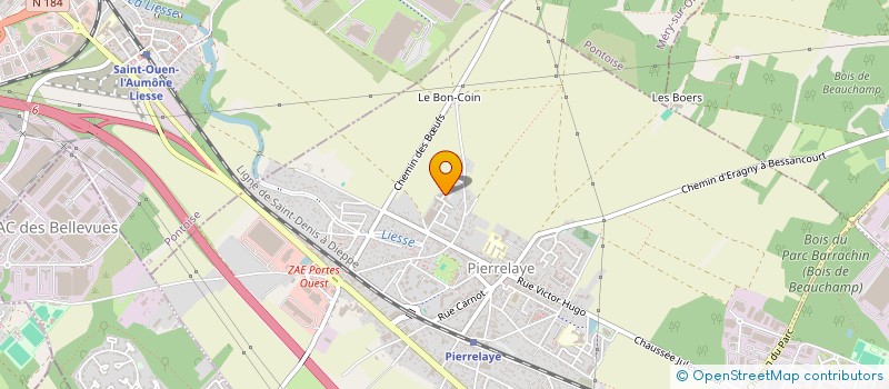 localisation de l'entreprise MADAME AISSATOU TANDINE à PIERRELAYE