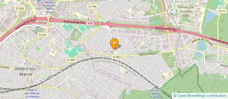 localisation de l'entreprise MADAME AISSATOU TOURE  NOISY-LE-GRAND