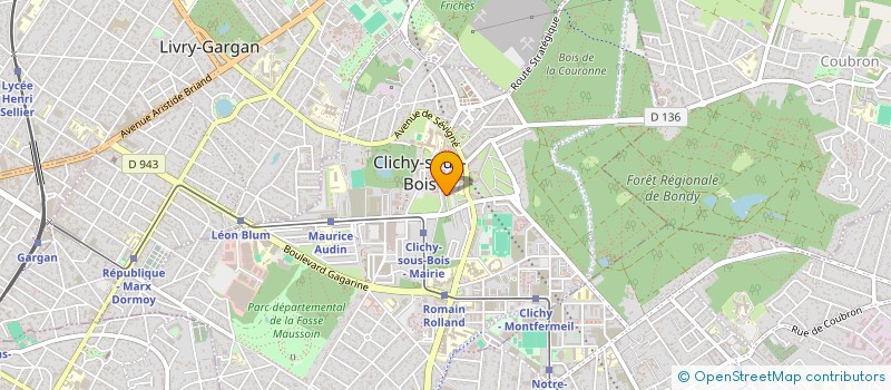 localisation de l'entreprise MADAME AISSE KONATE à CLICHY-SOUS-BOIS