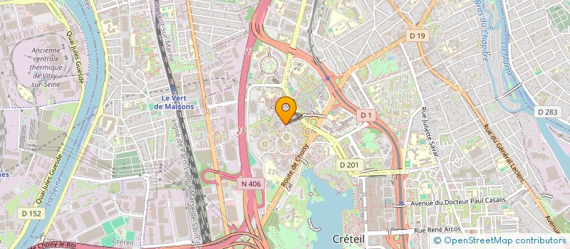 localisation de l'entreprise MADAME AISSE MAREGA  CRETEIL