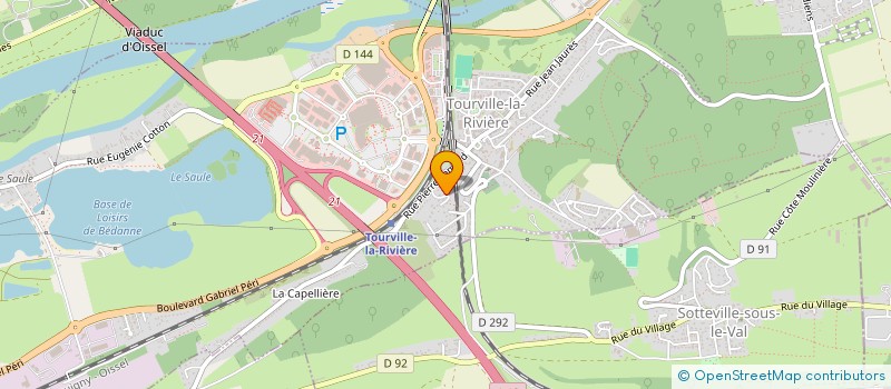 localisation de l'entreprise MADAME AISSE SOW  TOURVILLE-LA-RIVIERE