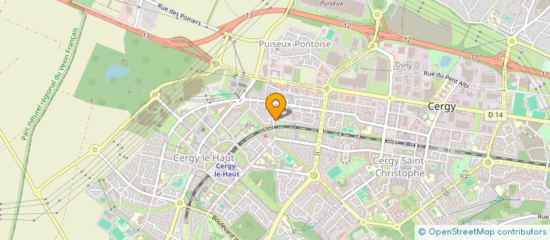 localisation de l'entreprise MADAME AISSETA WAGUE  CERGY